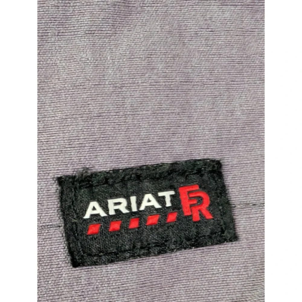 Ariat FR CAT 2 2112 Flame Resistant Work Pants 30x27 Gray Utility Workwear